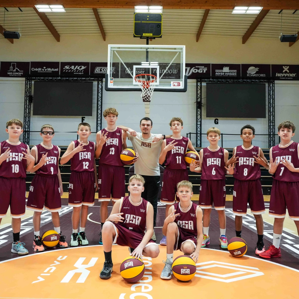 Photo de groupe de l'équipe U13M QUALIF RÉGION