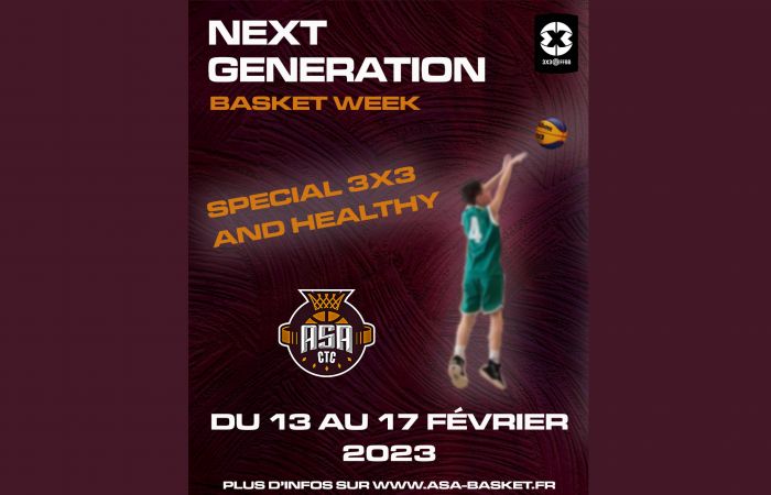 Inscriptions Next Generation Basket Week