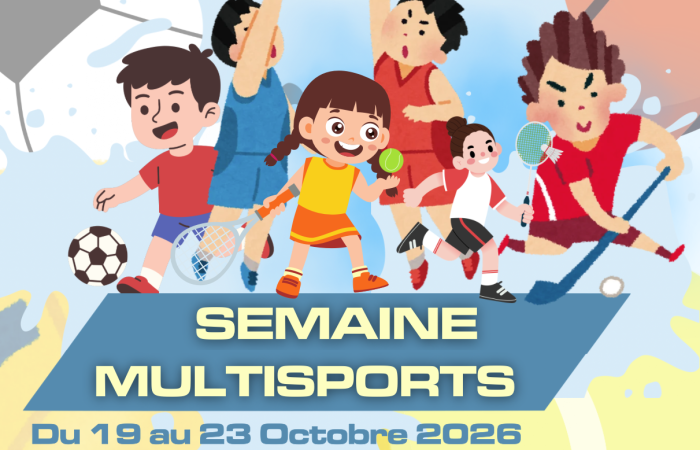 Début des inscriptions pour la semaine multisports !