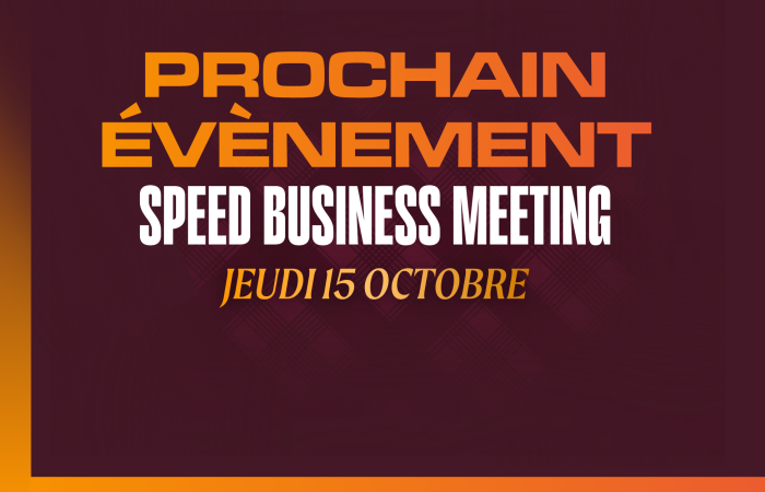 prochain évènement : speed business meeting