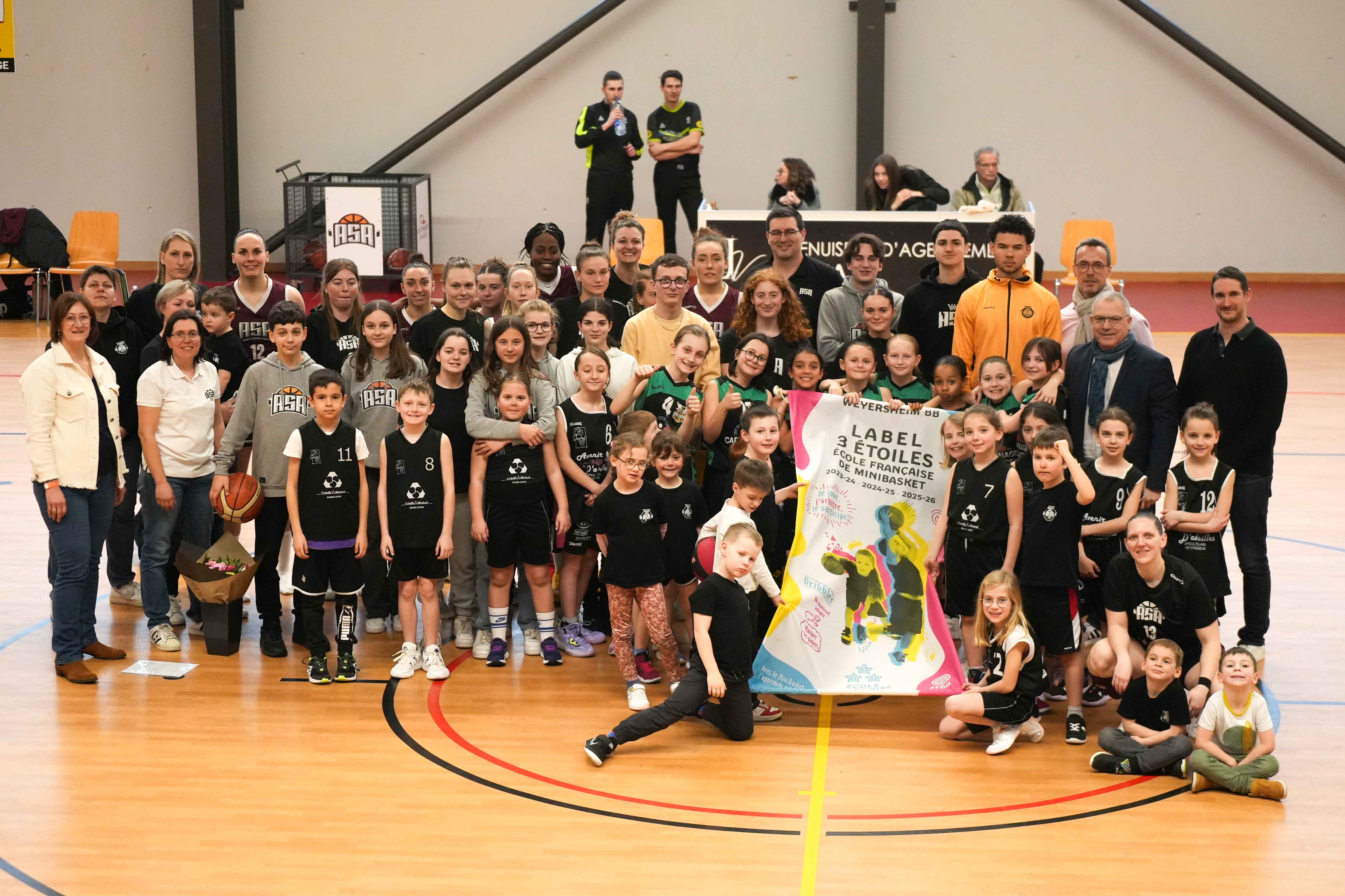 ASA Weyersheim : Remise du Label École Française de Mini-Basket